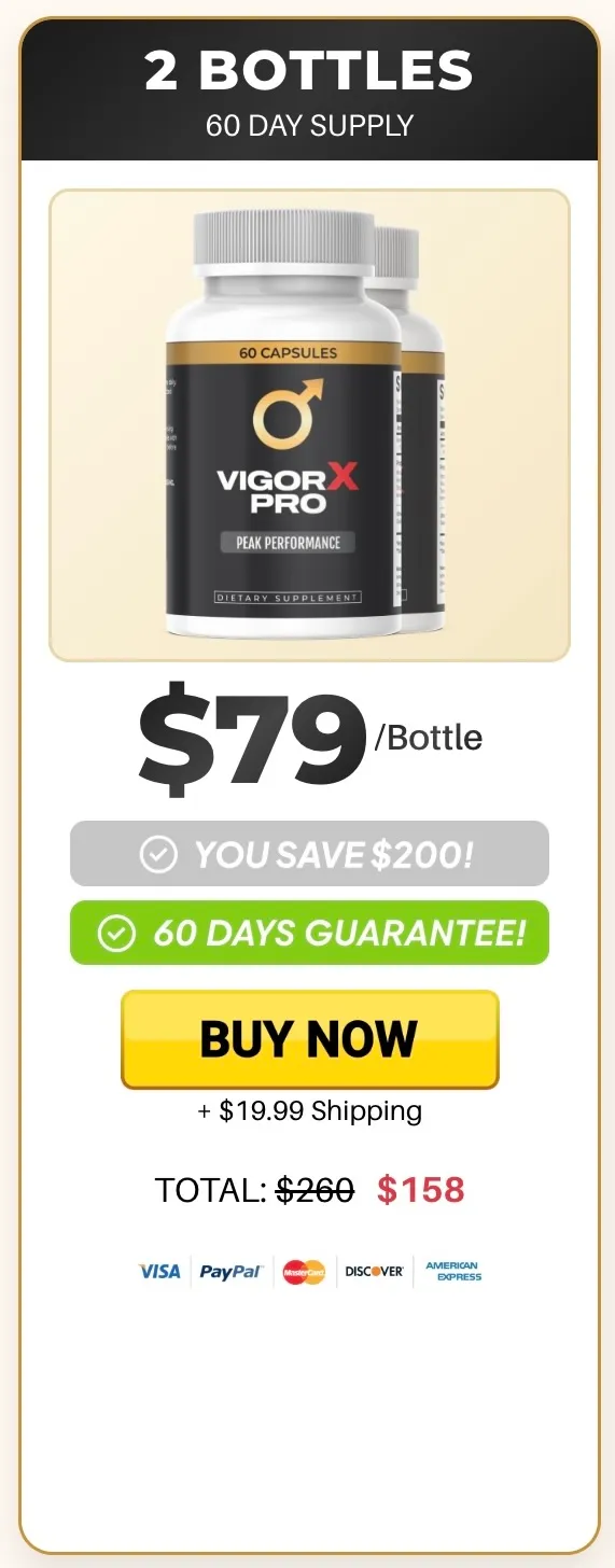VigorX Pro 2 bottle package