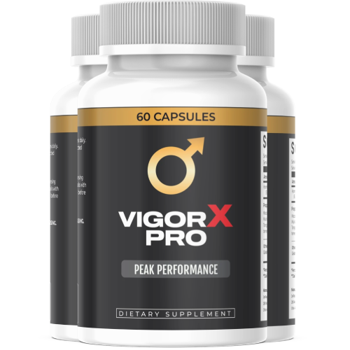 VigorX Pro prostate health supplement bottle